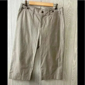 Banana Republic Contoured Fit Pinstripe Capris